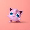 Jigglypuff-lowpoly3d-three-dimensional-paper-cutting