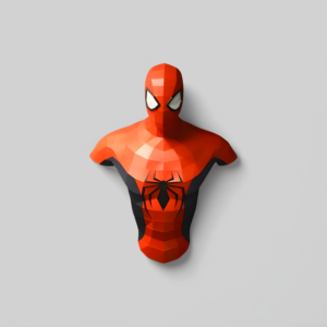 Spiderman handmade 3D paper cutting