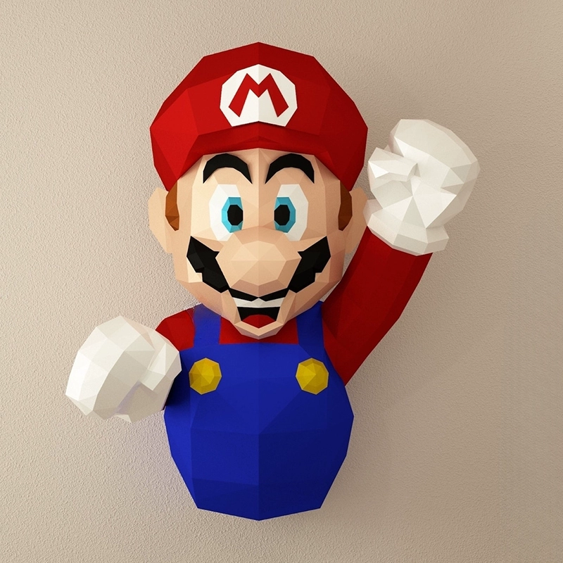 Mario-Paper Cutting