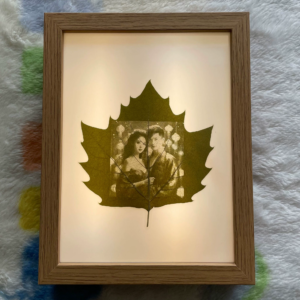 Hand-carved maple leaf customization