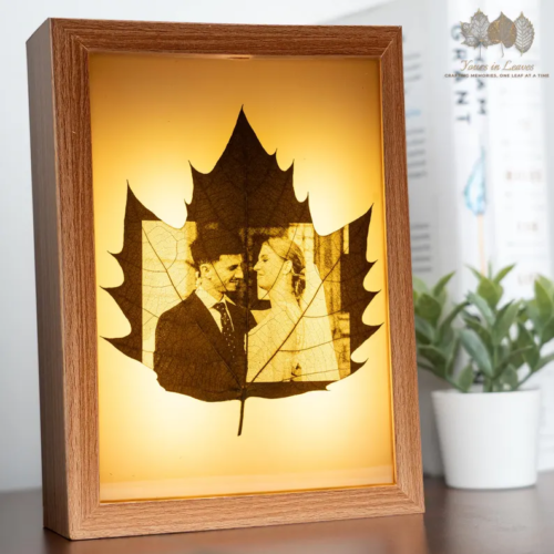 Hand-carved maple leaf customization