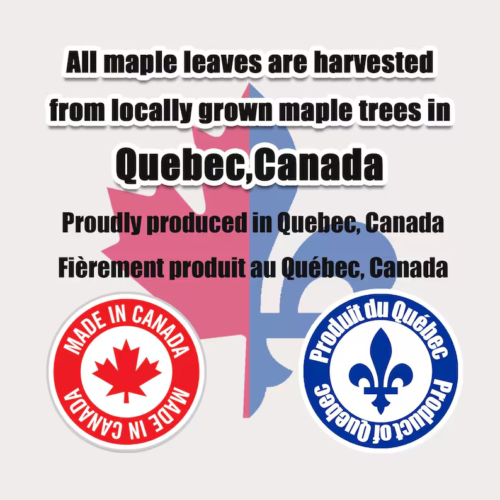 Hand-carved maple leaf customization