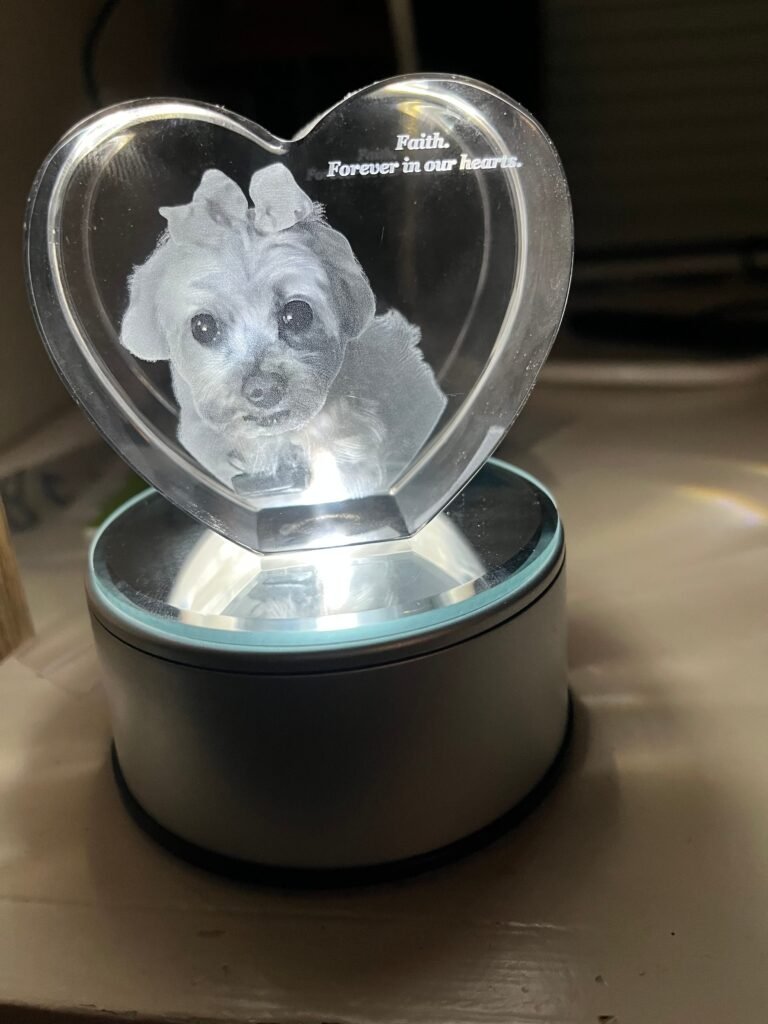 Crystal engraving picture custom gift 3D