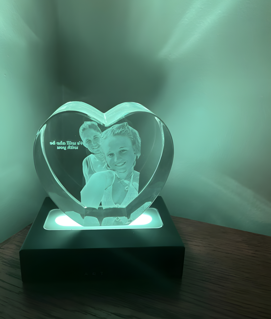 Crystal engraving picture custom gift 3D