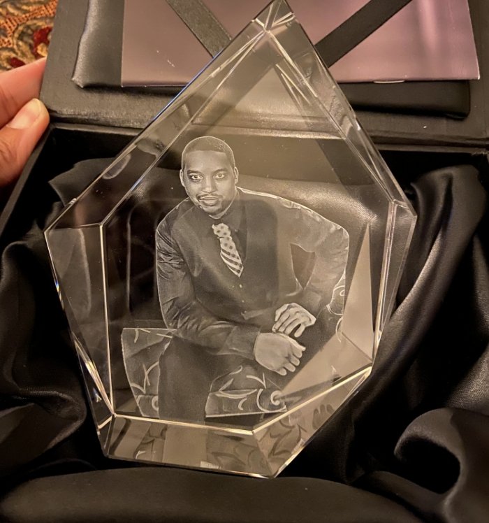 Crystal engraving picture custom gift 3D