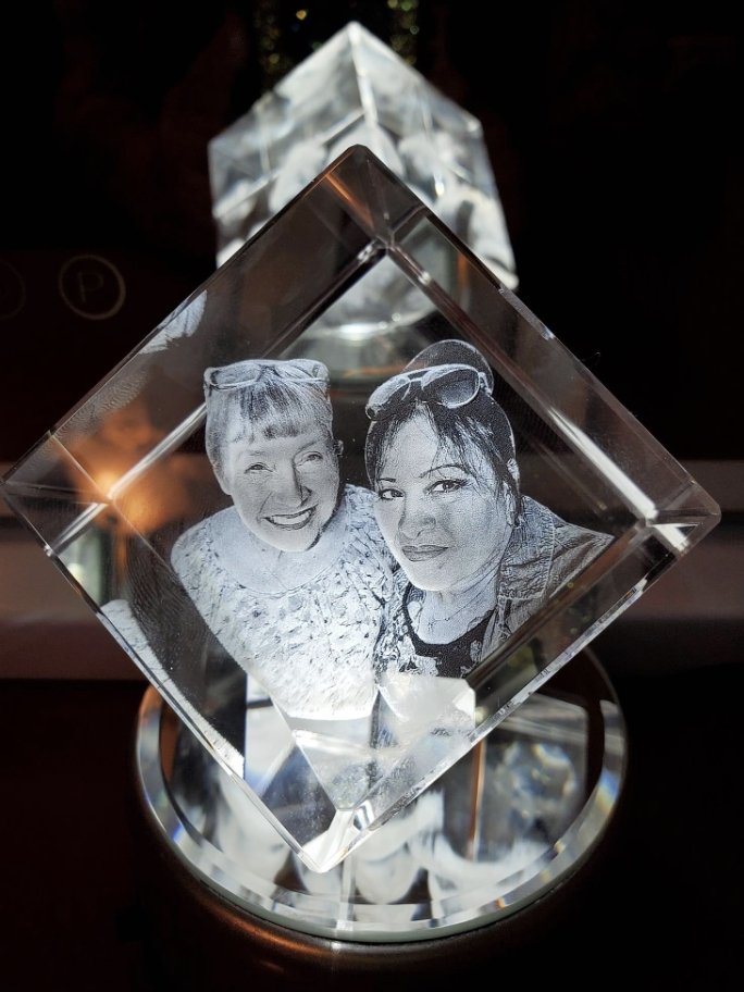 Crystal engraving picture custom gift 3D